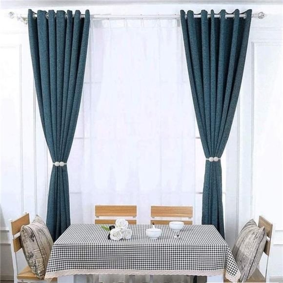 6 Pack Magnetic Curtain Tiebacks, Decorative Curtain Holdbacks for Window Décor - Picture 6 of 6